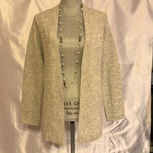 Coldwater Creek Beige Lightweight Cardigan Size Small 8
